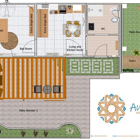 Aurisa Apartment Bari Bagian luar foto