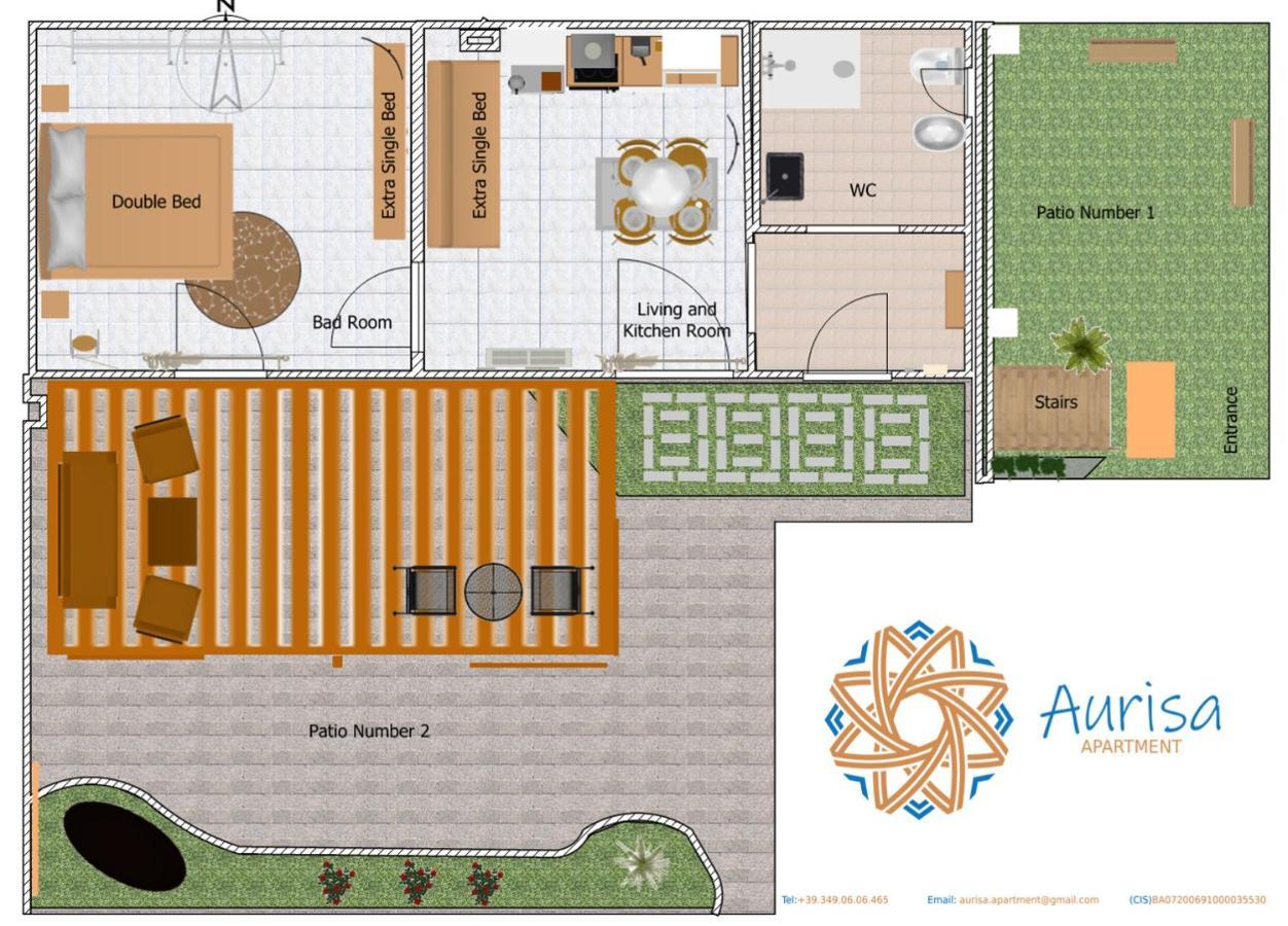 Aurisa Apartment Bari Bagian luar foto